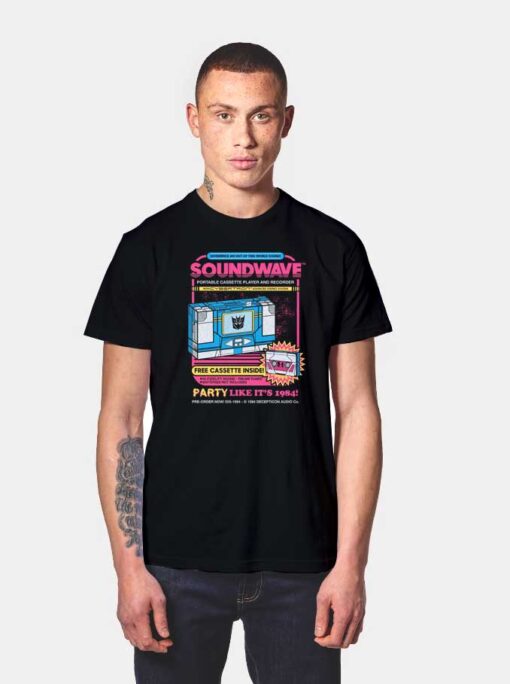 Soundwave Pump Up The Volume T Shirt