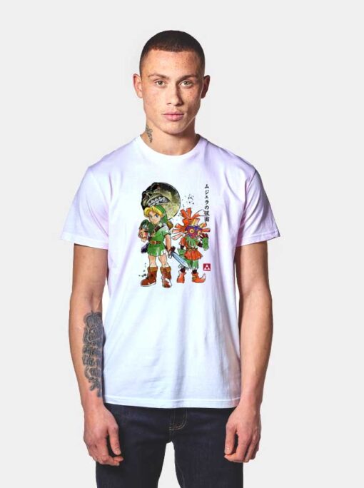 Zelda Majora's Mask Watercolor T Shirt