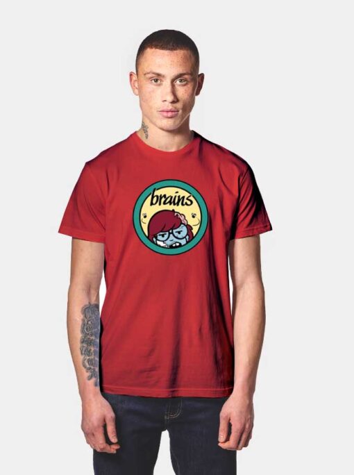 Zombie Brains Logo T Shirt