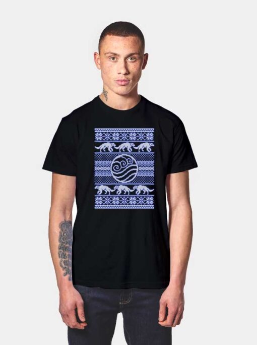 Avatar Waterbending Christmas T Shirt