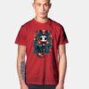 Calavera Cat Skull Art T Shirt