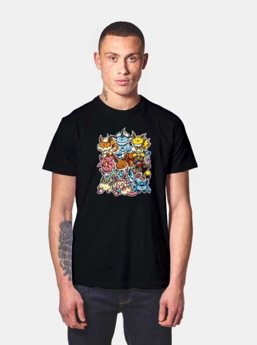 Eevee Atsume Evolution T Shirt