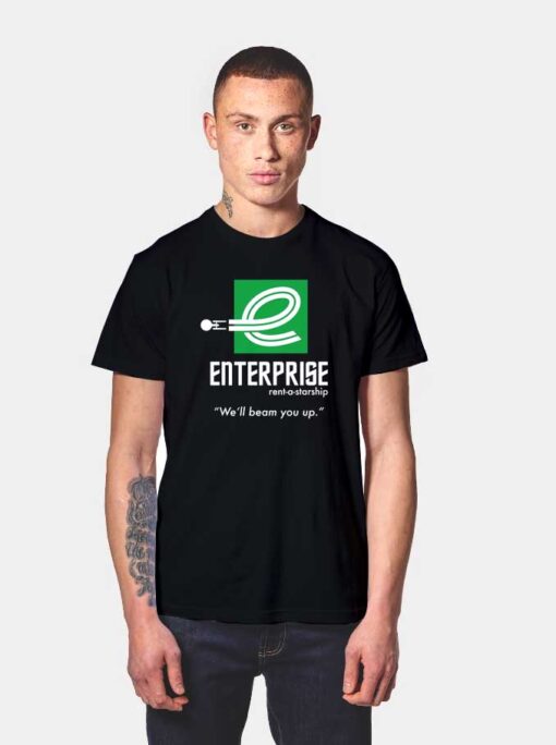 Enterprise Beam You Up T Shirt