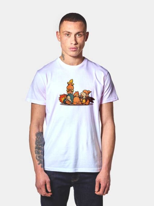 Fire Starter Pokemon T Shirt