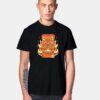 Fire Tikimon Statue T Shirt