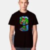 Mario And Ninja Turtle T Shirt