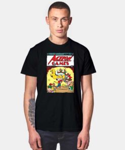 Mario Retro Action Games T Shirt