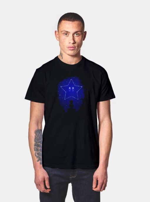 Mario Star Constellation T Shirt