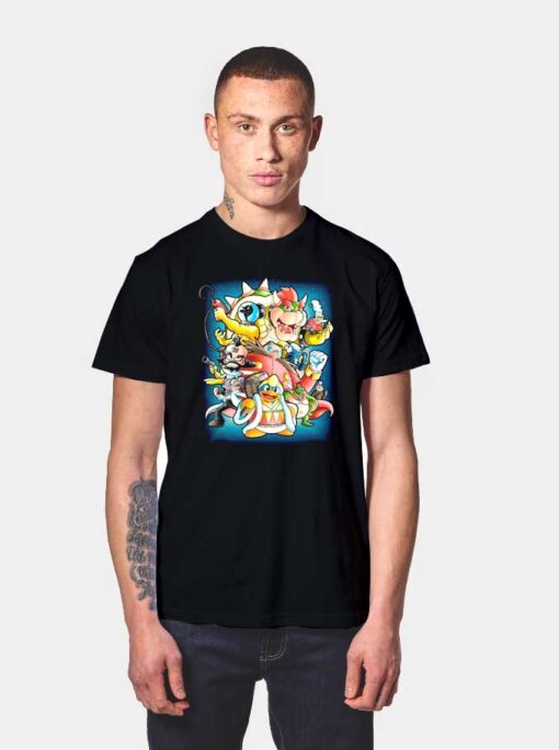 Mario World Villains T Shirt