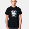 Merry Kiss My Ass Unicorn T Shirt