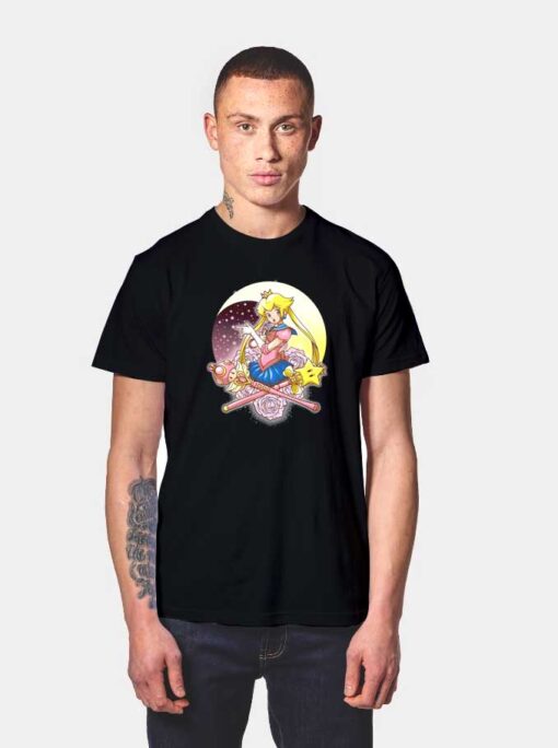 Peach Sailor Mushroom T Shirt