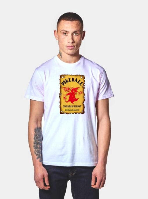 Pokeball Cinnabar Whisky T Shirt