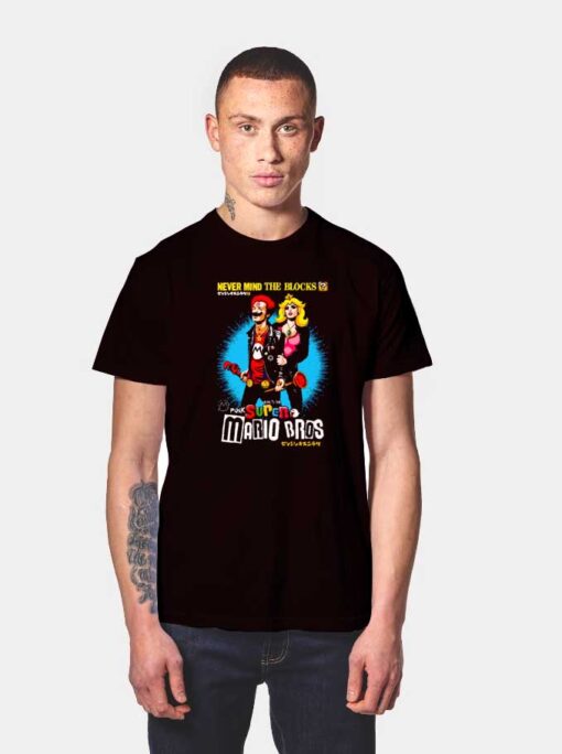 Punk Super Mario Bros T Shirt