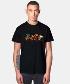 Retro Fiery Abbey Road T Shirt