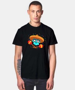 Skull Cross Maracas T Shirt