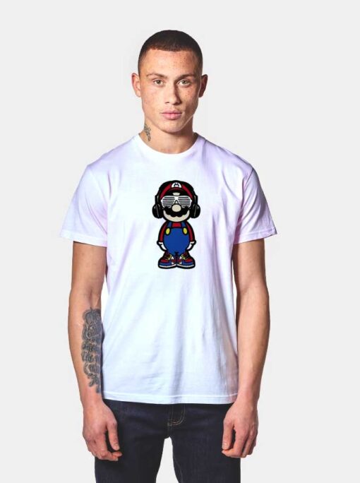 Super Mario Headphones T Shirt