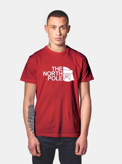 The North Pole Santa T Shirt