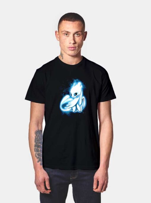 White Light Dragon T Shirt