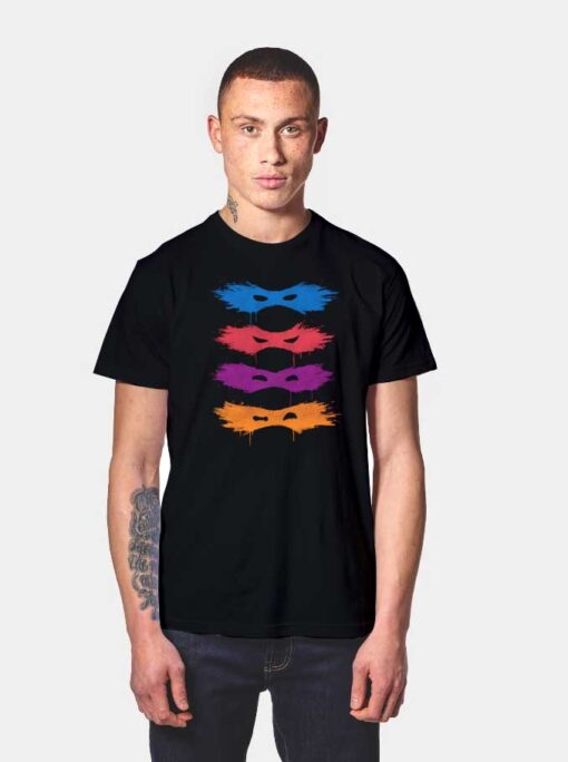 Colorful Ninja Masks T Shirt