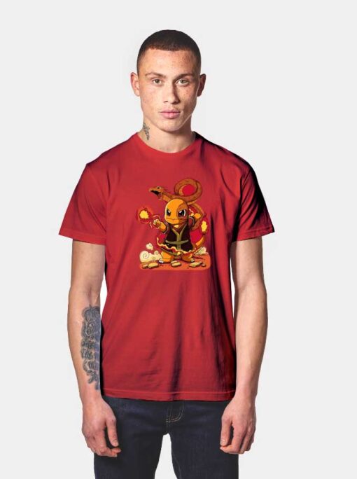 Fire Bender Dragon T Shirt