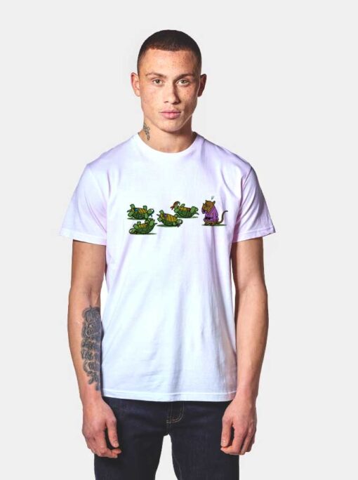 Four Turtle In Training T Shirt