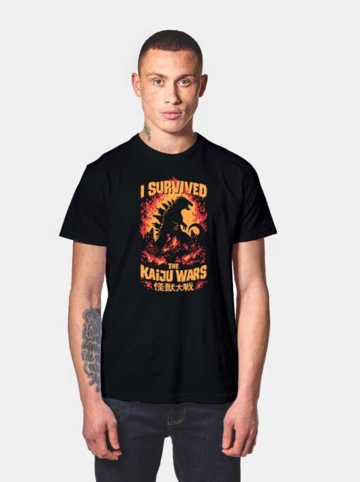 I Survived Kaiju Wars T Shirt