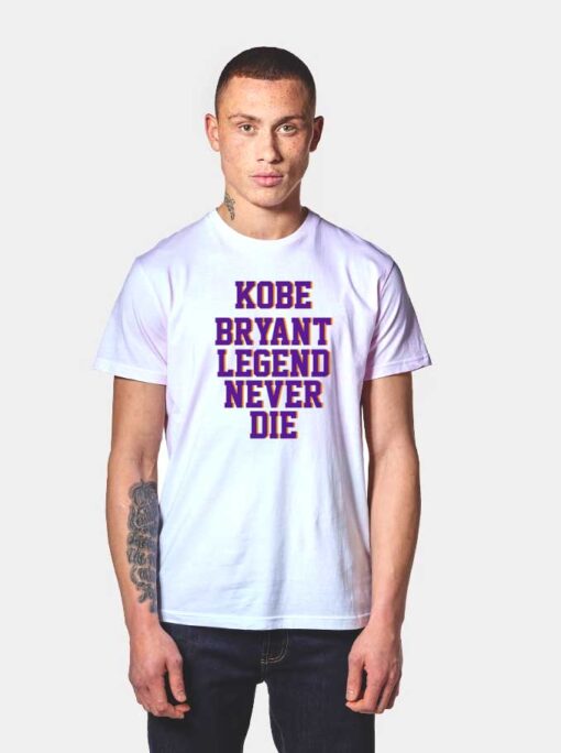 Kobe Bryant Legend T Shirt