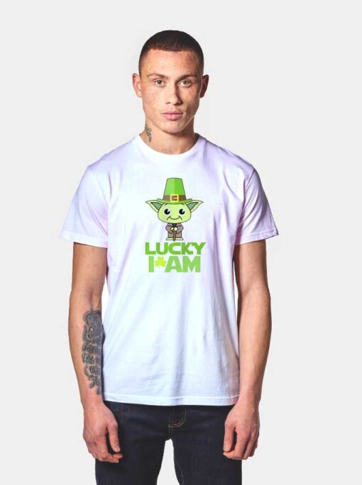 Lucky I Am Yoda St Patricks T Shirt