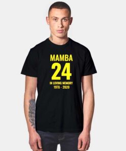 Mamba 24 In Loving Memory T Shirt