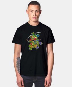 Mega Turtle Ninja T Shirt