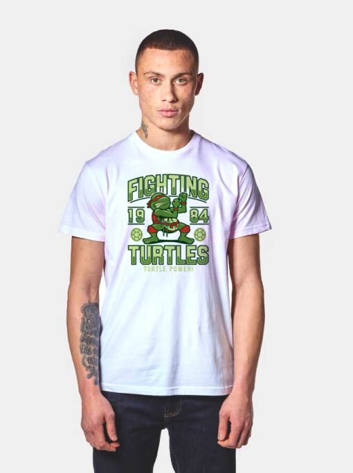 Ninja Fighting Turtle T Shirt