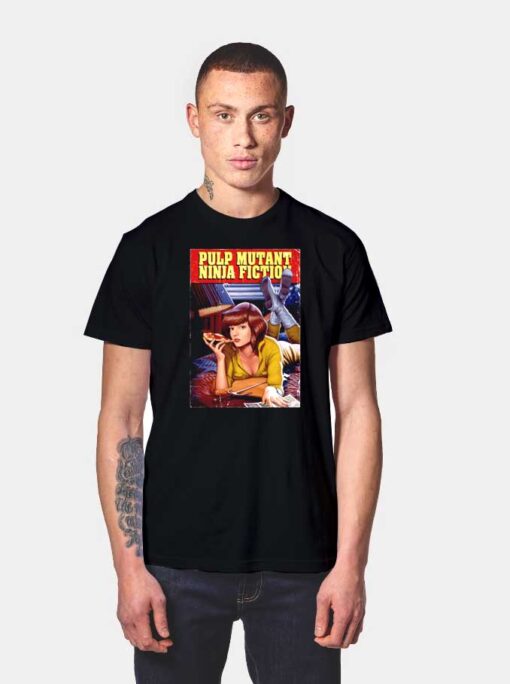 Pulp Mutant Ninja Fiction T Shirt