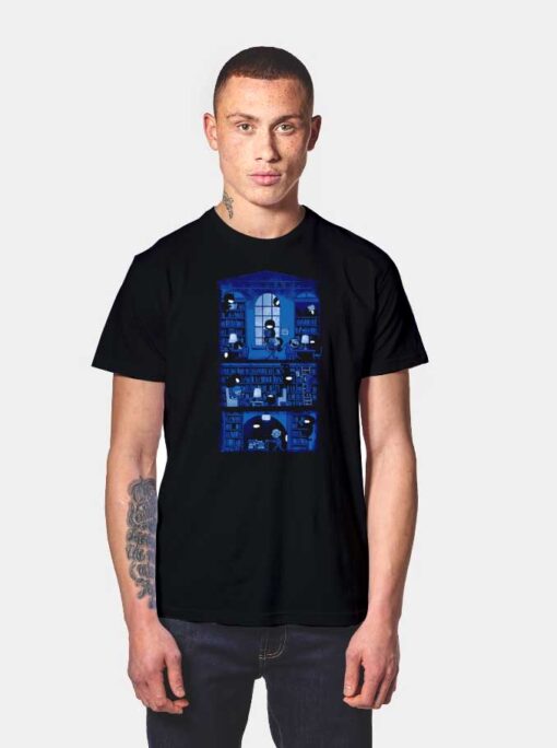 Quiet Ninja Library T Shirt