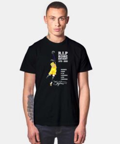 RIP Kobe Bryant Sign T Shirt