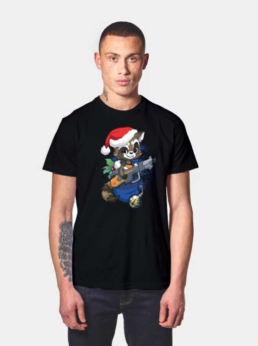 Racoon Stocking Stuffer T Shirt