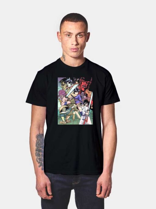 Retro Ninja Scroll T Shirt