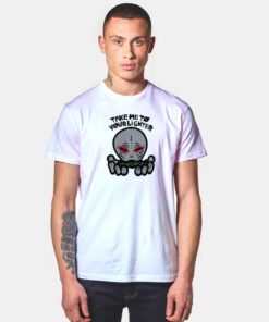 Smoking Alien Lighter T Shirt