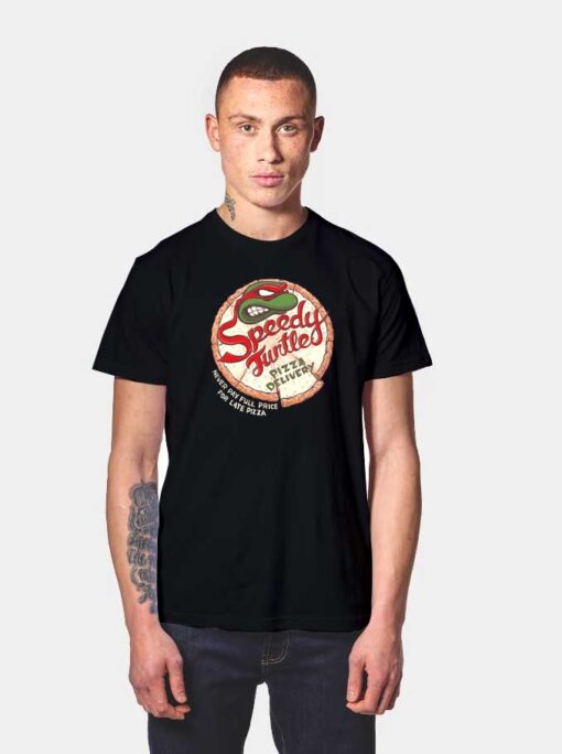 Speedy Turtle Pizza Delivery T Shirt