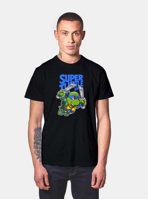 Super Turtle Leonardo T Shirt