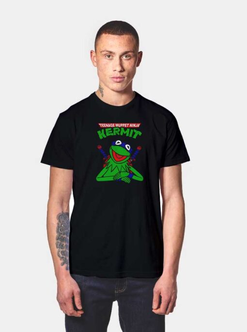 Teenage Muppet Ninja Kermit T Shirt