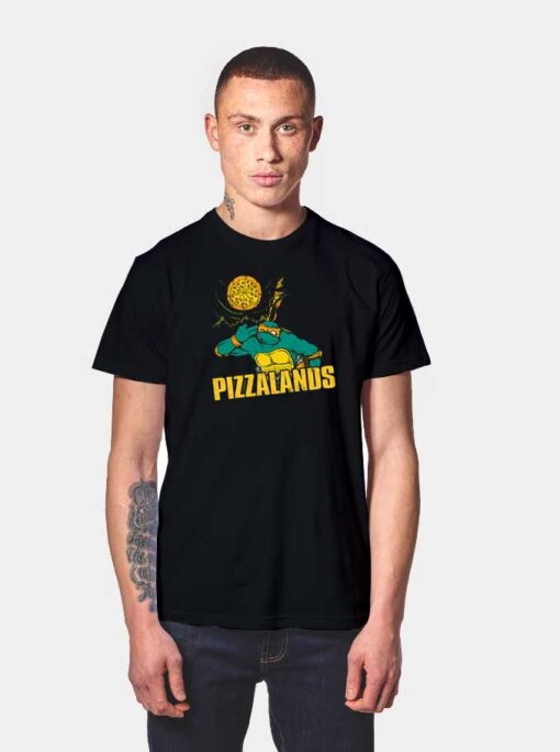 Turtle Ninja Pizzalands T Shirt