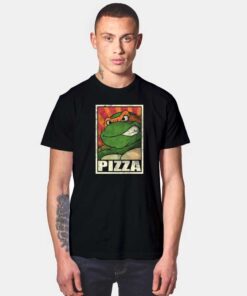 Vintage Pizza Ninja T Shirt