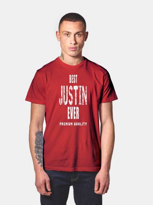 Best Justin Bieber Ever Premium Quality T Shirt