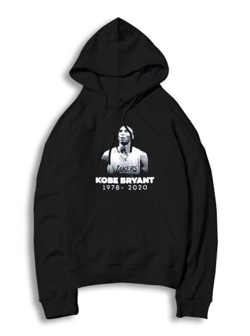 Black And White Kobe Bryant 1978-2020 Hoodie