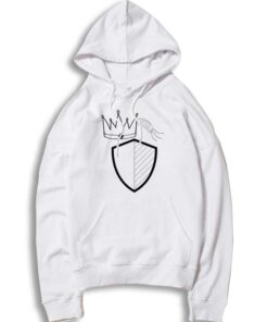 Coronavirus Shield And Crown Emblem Hoodie