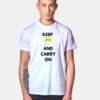 Coronavirus Wuhan Keep Calm And Carry On T Shirt