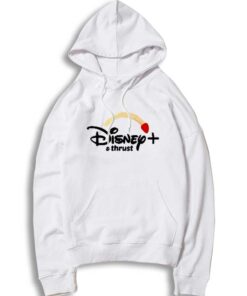 Disney Plus And Thrust Rainbow Logo Hoodie