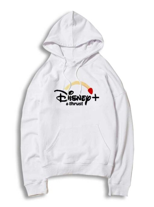 Disney Plus And Thrust Rainbow Logo Hoodie