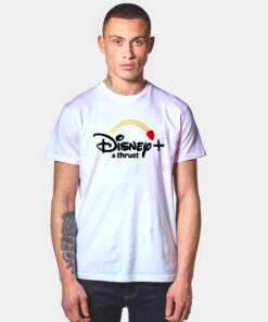 Disney Plus And Thrust Rainbow Logo T Shirt