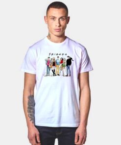 Friends Tv Show Cast Cartoon Fanart T Shirt